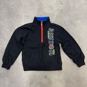 Nike Toddler Sweatshirt Size 4T Black Just Do It Pullover Nike Kids